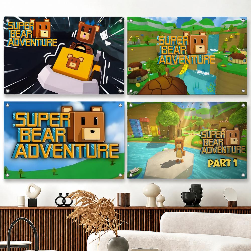 Outdoor Adventure Club - Флаги Game Super Bear Adventure, подходящие