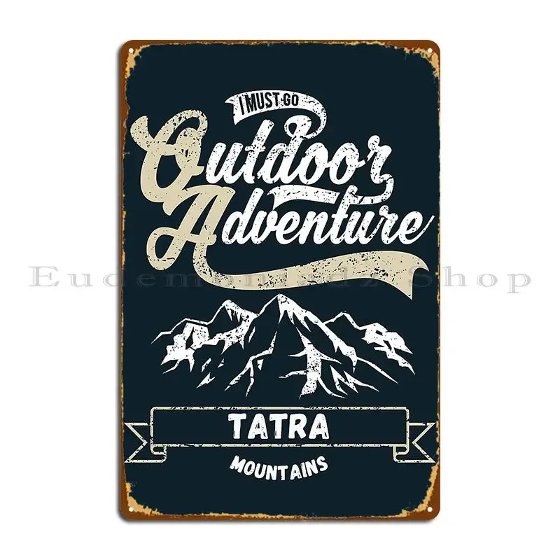 Outdoor Adventure Club - Металлические таблички с логотипом «Горы Татра»
