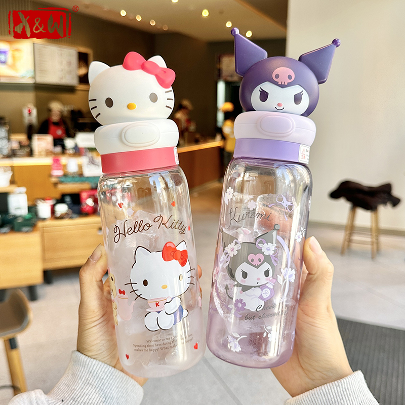 Outdoor Adventure Kids - Прозрачная кружка X&W Kawaii Sanrio с