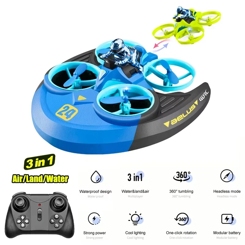 3-в-1 Land Air Sea RC Самолет  – обзор и цена Outdoor Adventure Toys