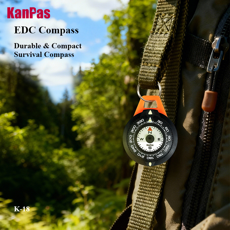 Мини-компас KANPAS EDC, светящ – обзор и цена Outdoor Adventure Gear