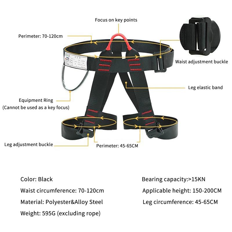 Страховочный пояс для альпиниз – обзор и цена Harness Climbing Adjustable